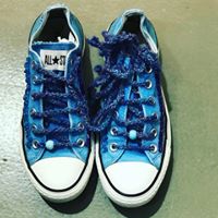 Carica l&#39;immagine nel visualizzatore di Gallery, CONVERSE ALL-STAR BASSE AZZURRE #
